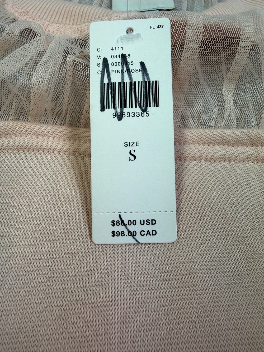 Anthropologie Maeve Sheer insert Pink Pullover Top - Picture 11 of 13